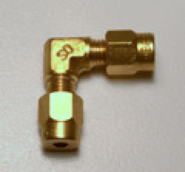 Right angle elbow for tube 3mm