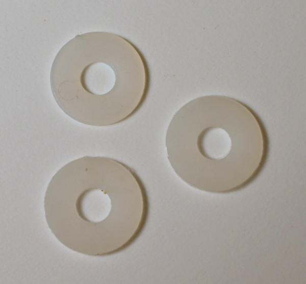 Plastic disk white
