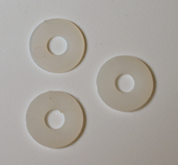 Plastic disk white